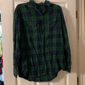 Men’s flannel button down shirt